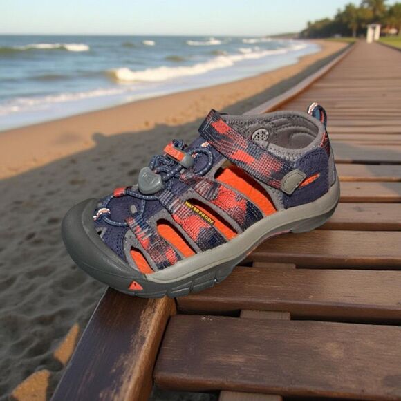 Toddler Keen Newport H2 Dress Blue Koi Sneaker Sandal Size 12 C - Picture 1 of 11